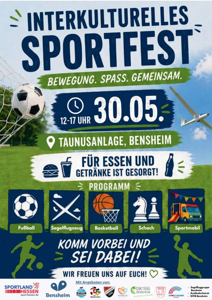 Plakat zum Interkulturellen Sportfest